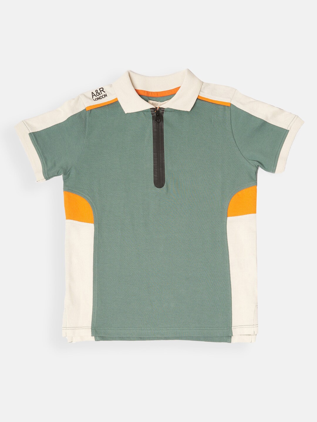 

Angel & Rocket Boys Teal Polo Collar T-shirt