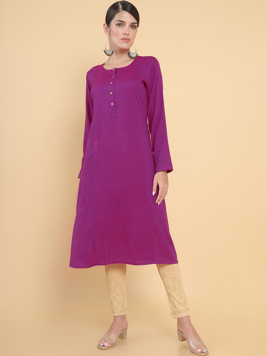 

Soch Women Fuchsia Kurta