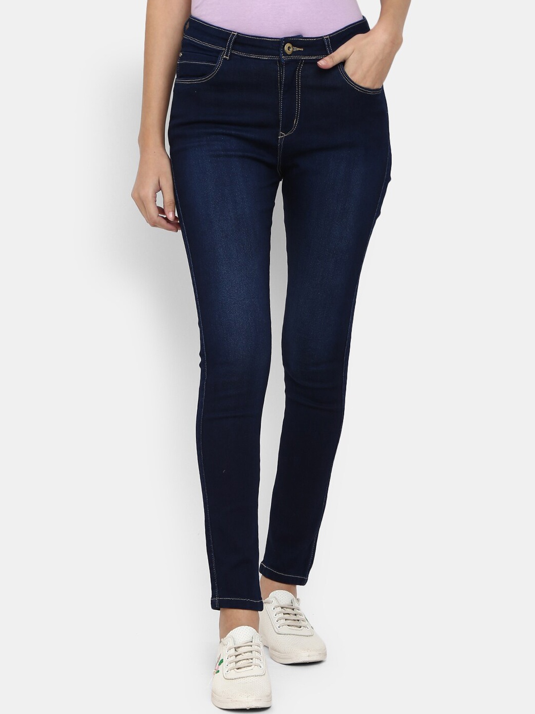 

V-Mart Women Blue Stretchable Jeans