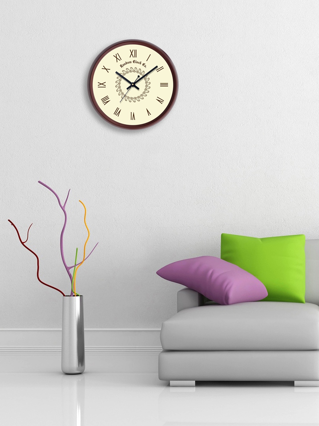 

RANDOM Beige Dial 30 cm Analogue Wall Clock