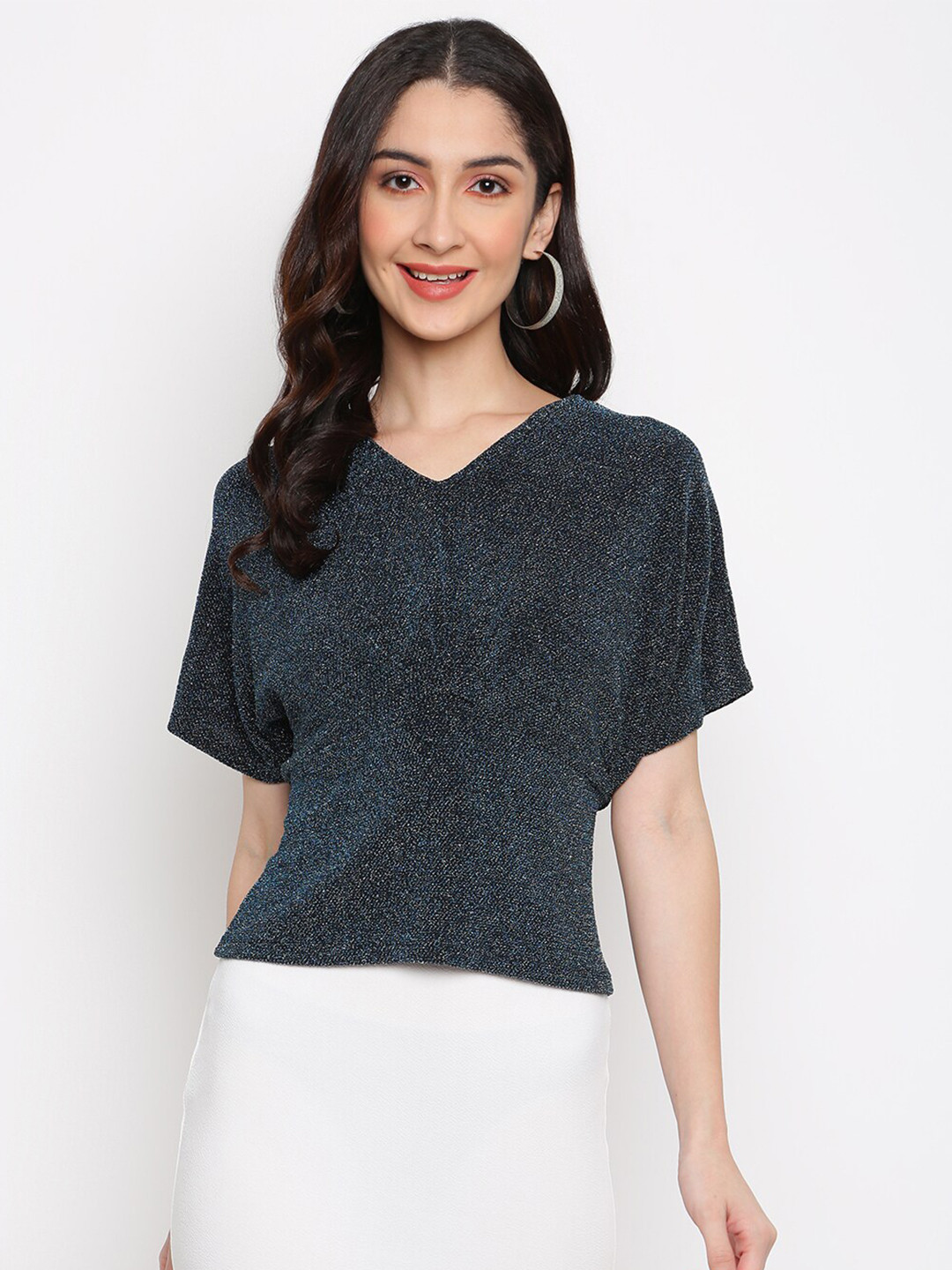 

Latin Quarters Women Blue Pullover