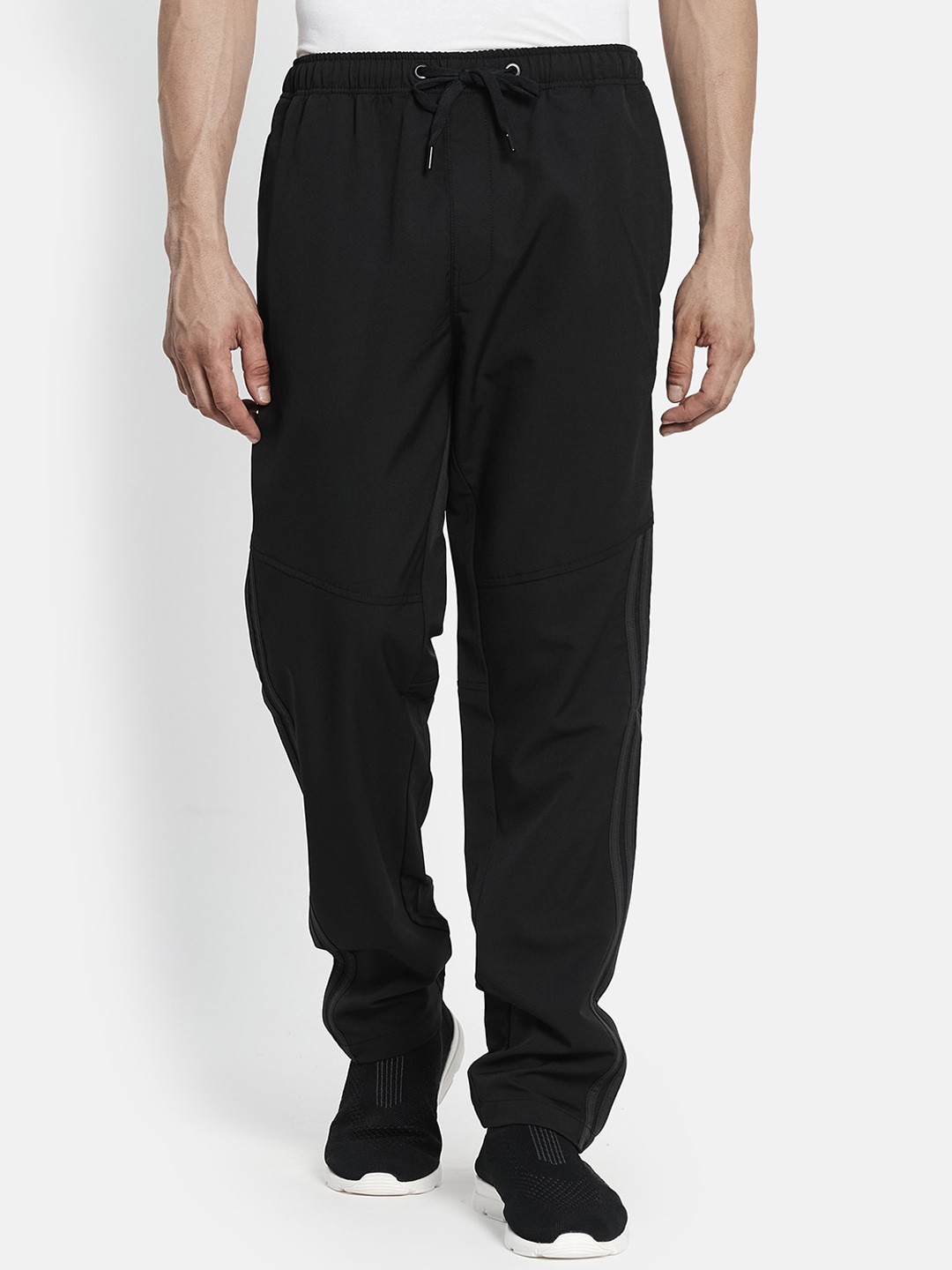 

Octave Men Black Solid Cotton Track Pants