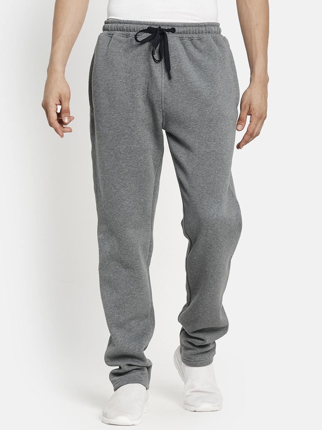 

Octave Men Grey Solid Cotton Track Pants