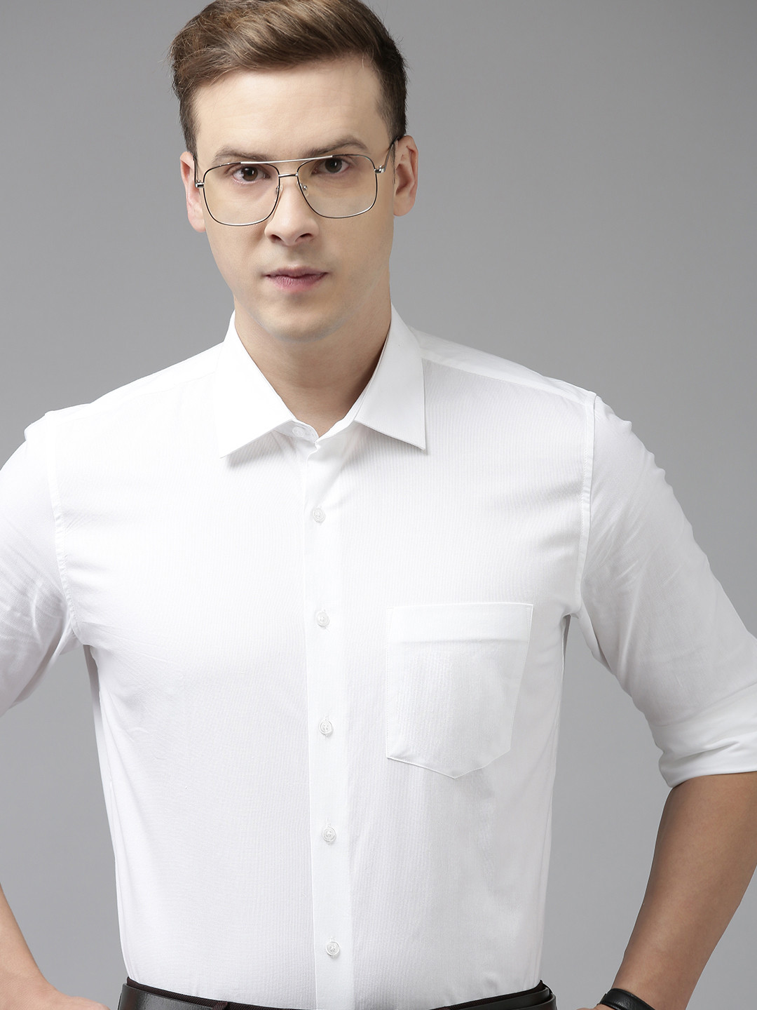 

Van Heusen Slim Fit Pure Cotton Formal Shirt, White
