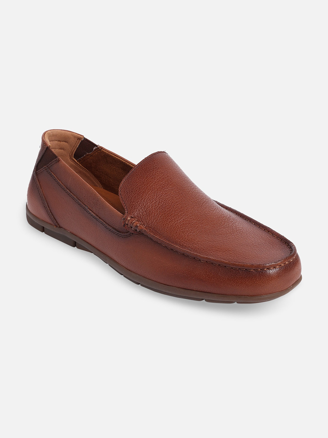 

ALDO Men Brown Leather Loafers