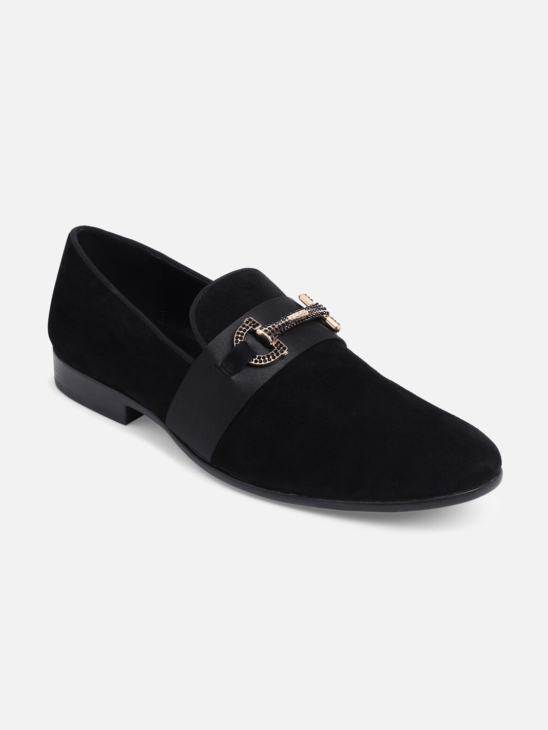 

ALDO Men Black Leather Loafers