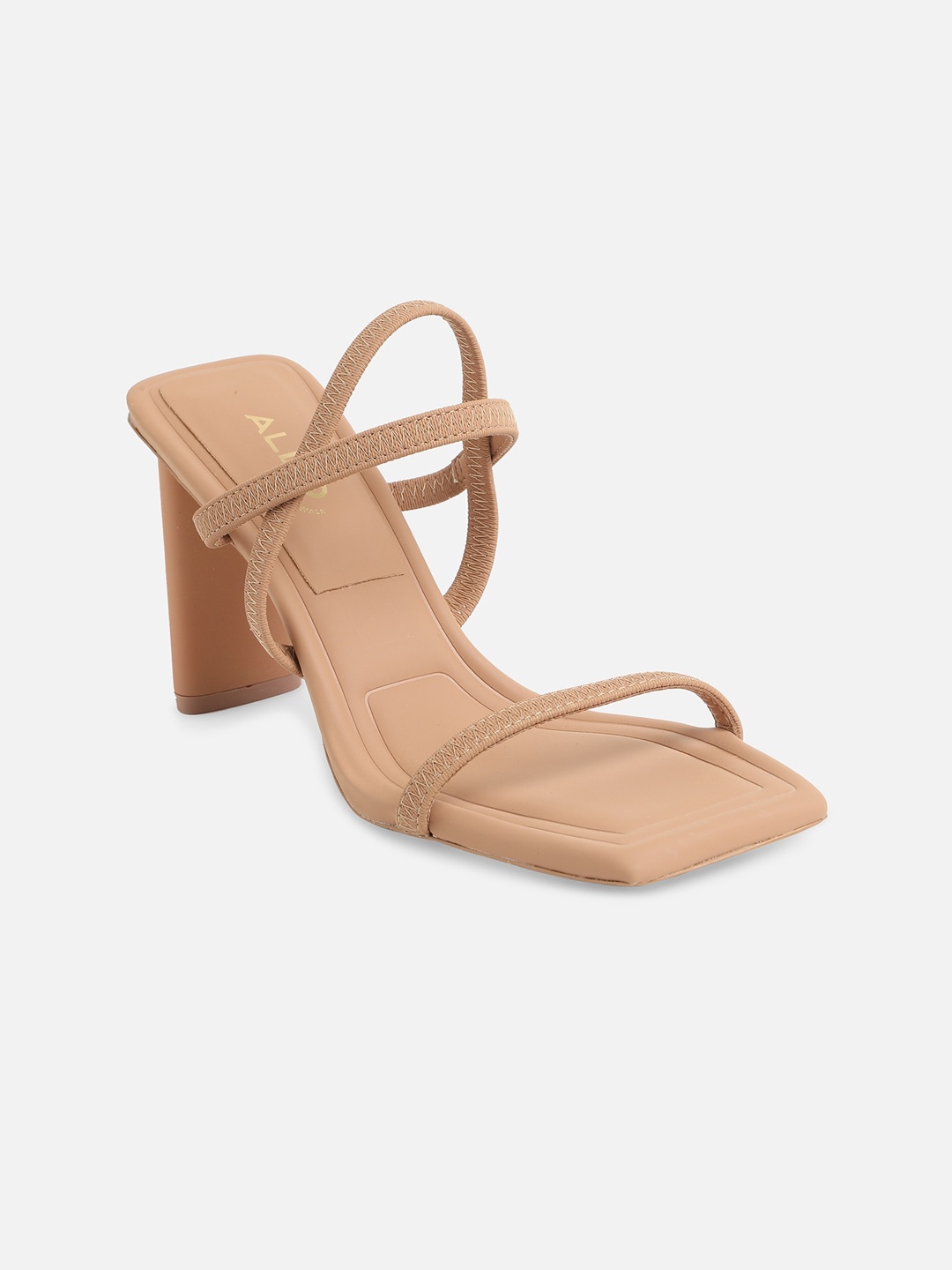 

ALDO Beige Block Gladiators