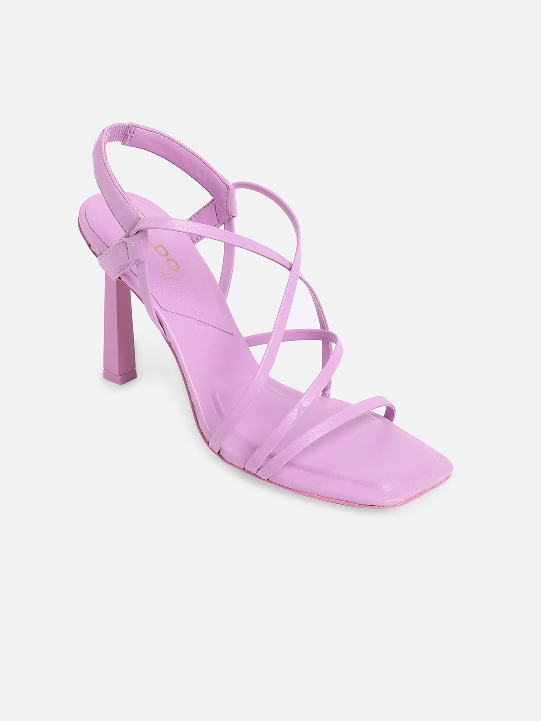 

ALDO Purple Block Pumps with Buckles