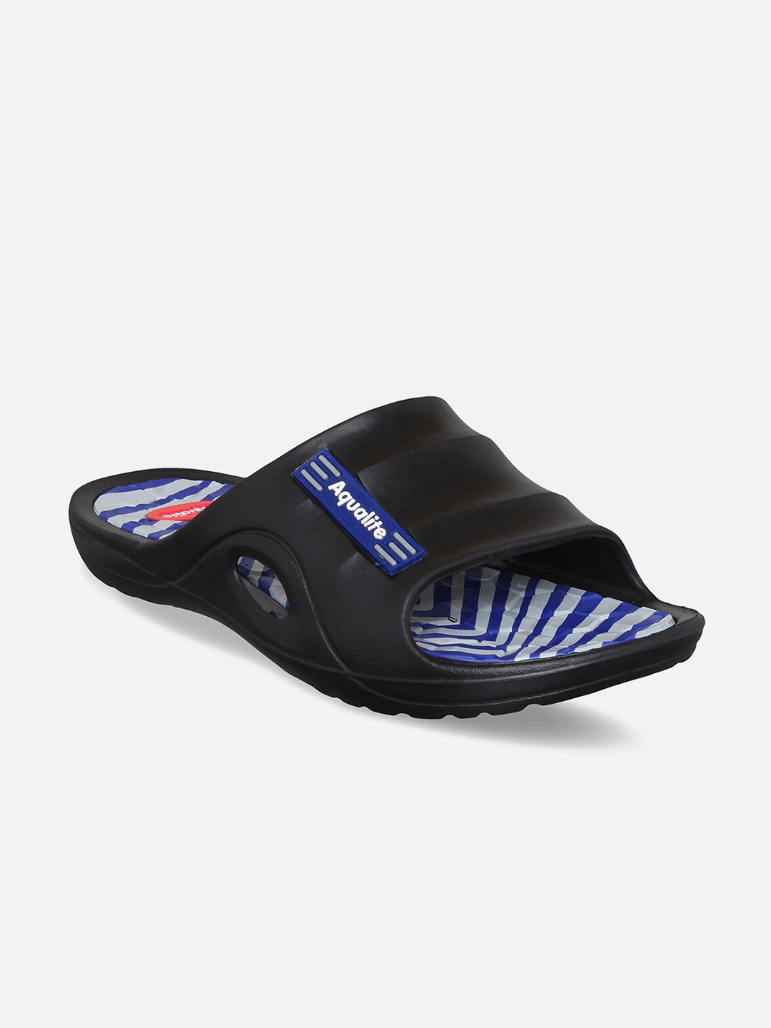 

Aqualite Men Black Flip Flops