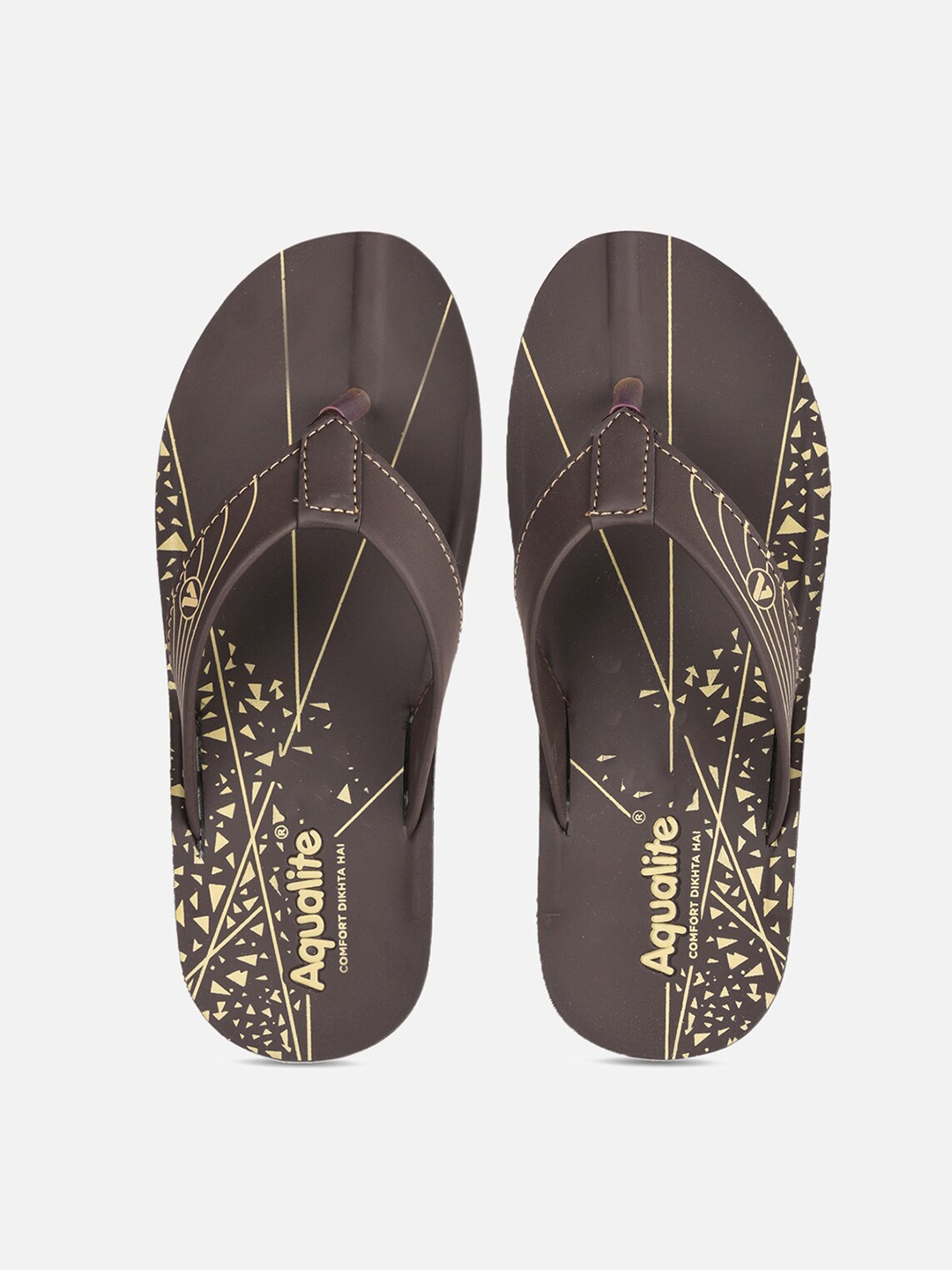 

Aqualite Men Brown Flip Flops