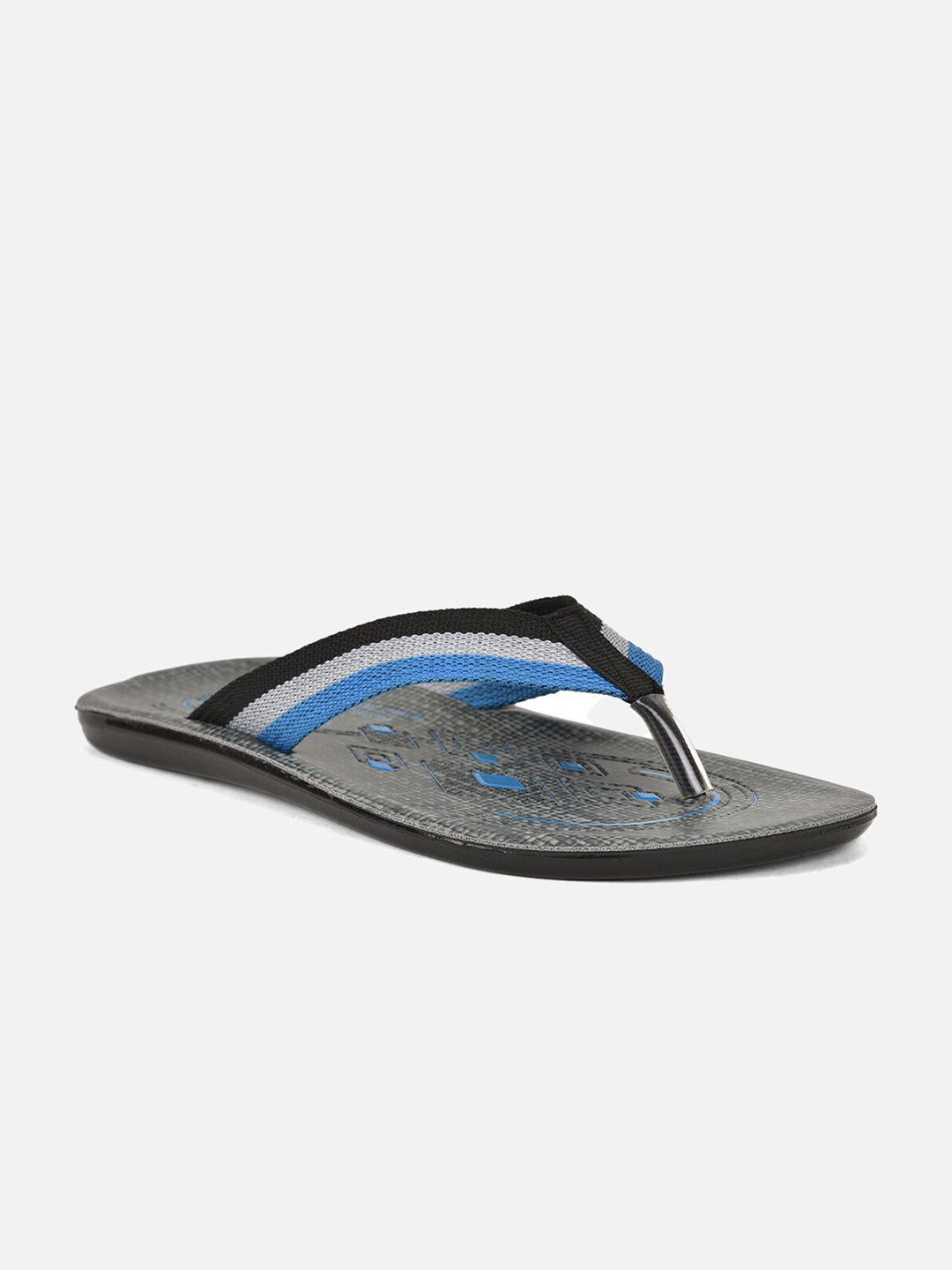 

Aqualite Men Grey & Blue Rubber Slip-On