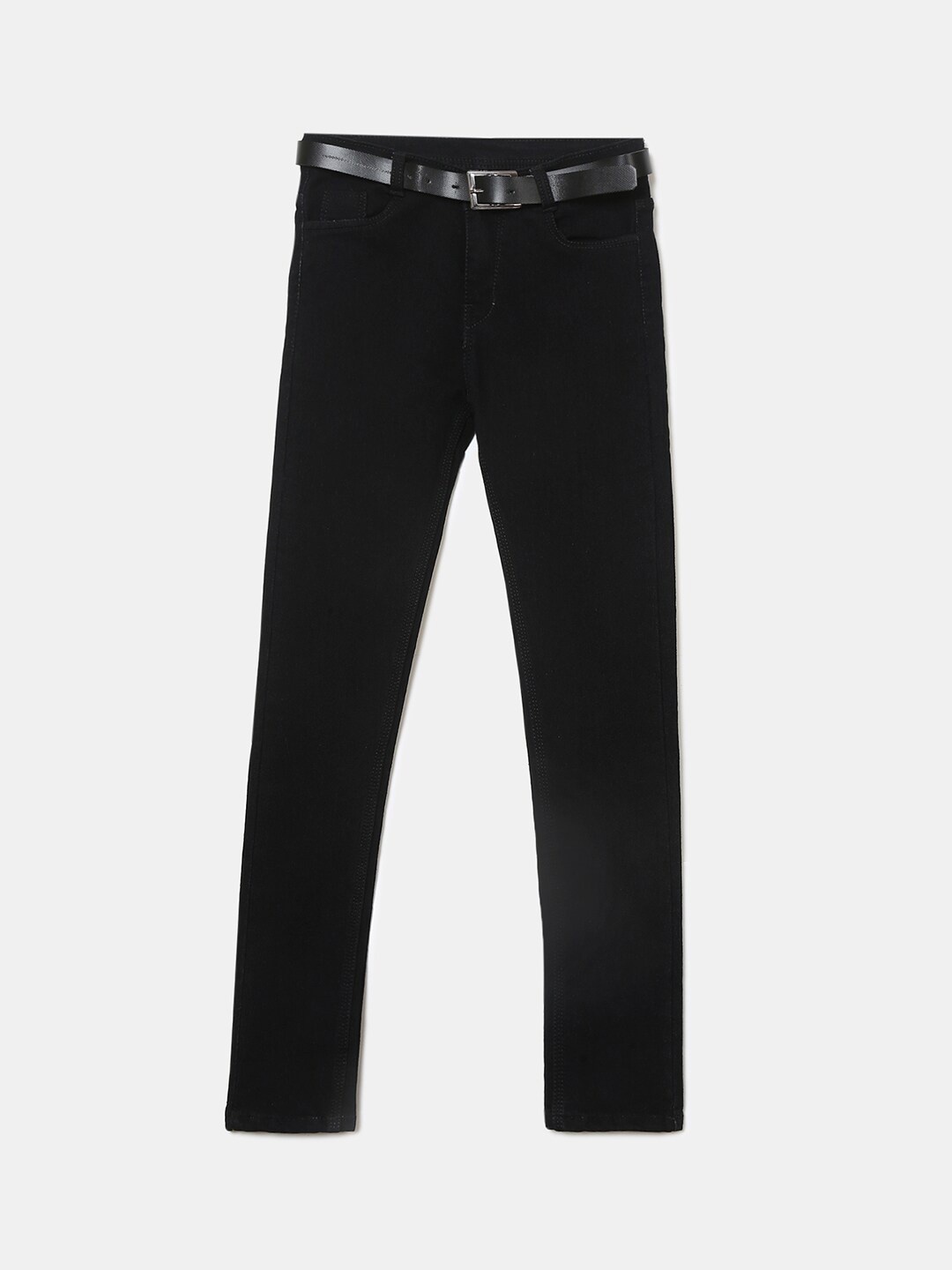 

V-Mart Boys Black Regular Fit Mid-Rise Jeans