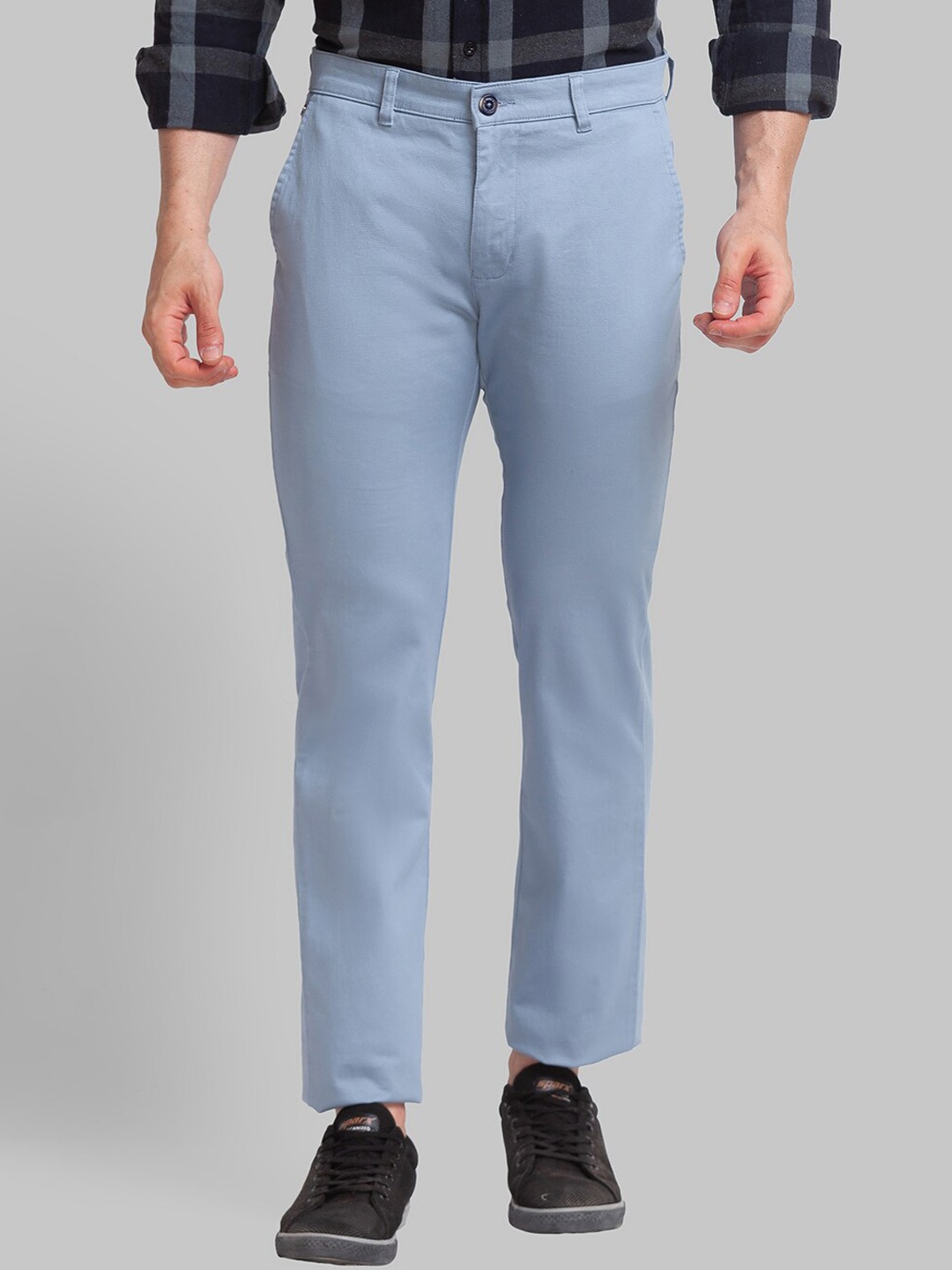 

Parx Men Blue Slim Fit Trousers