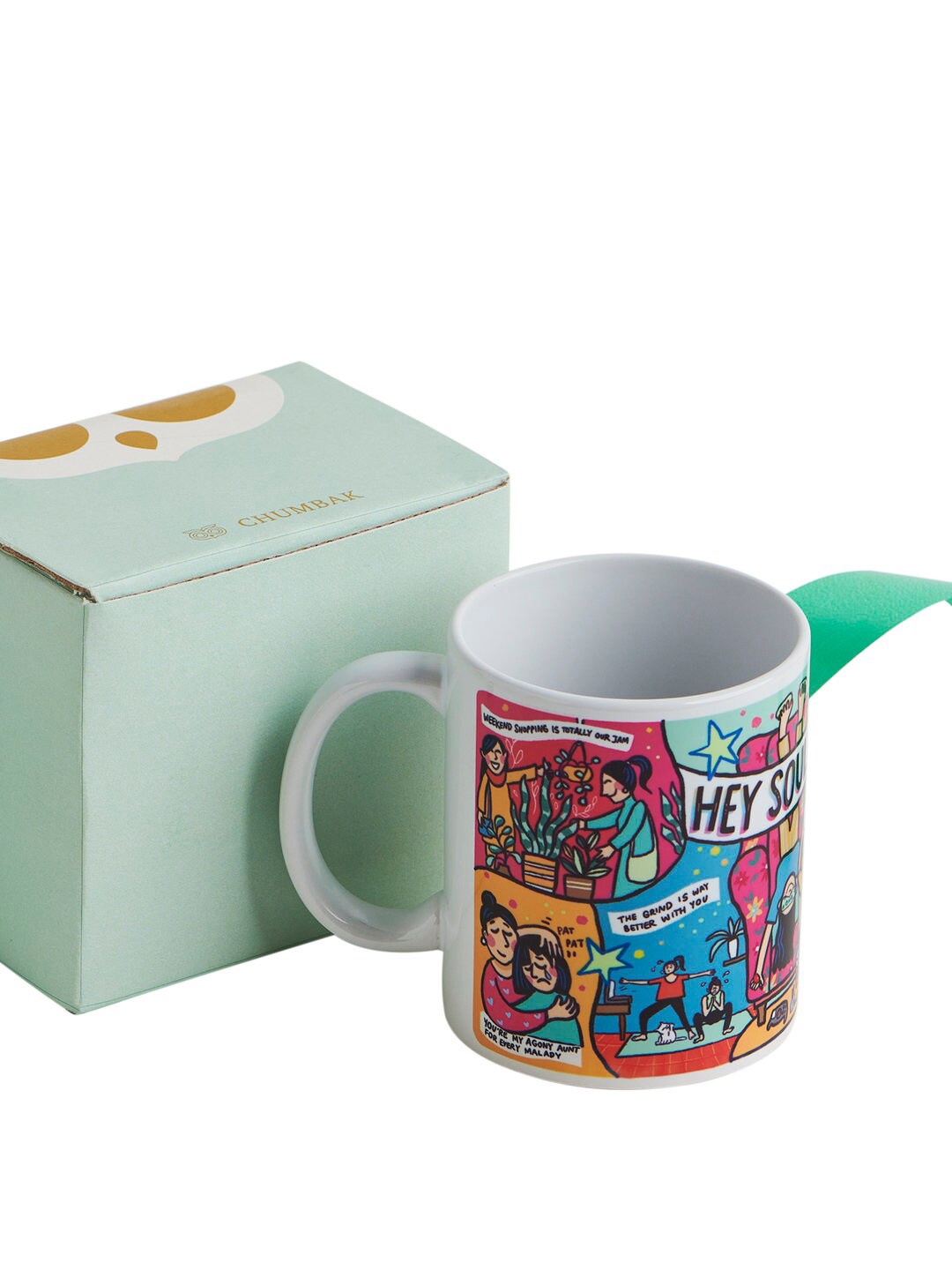 

Chumbak Pink Friends Forever Mug
