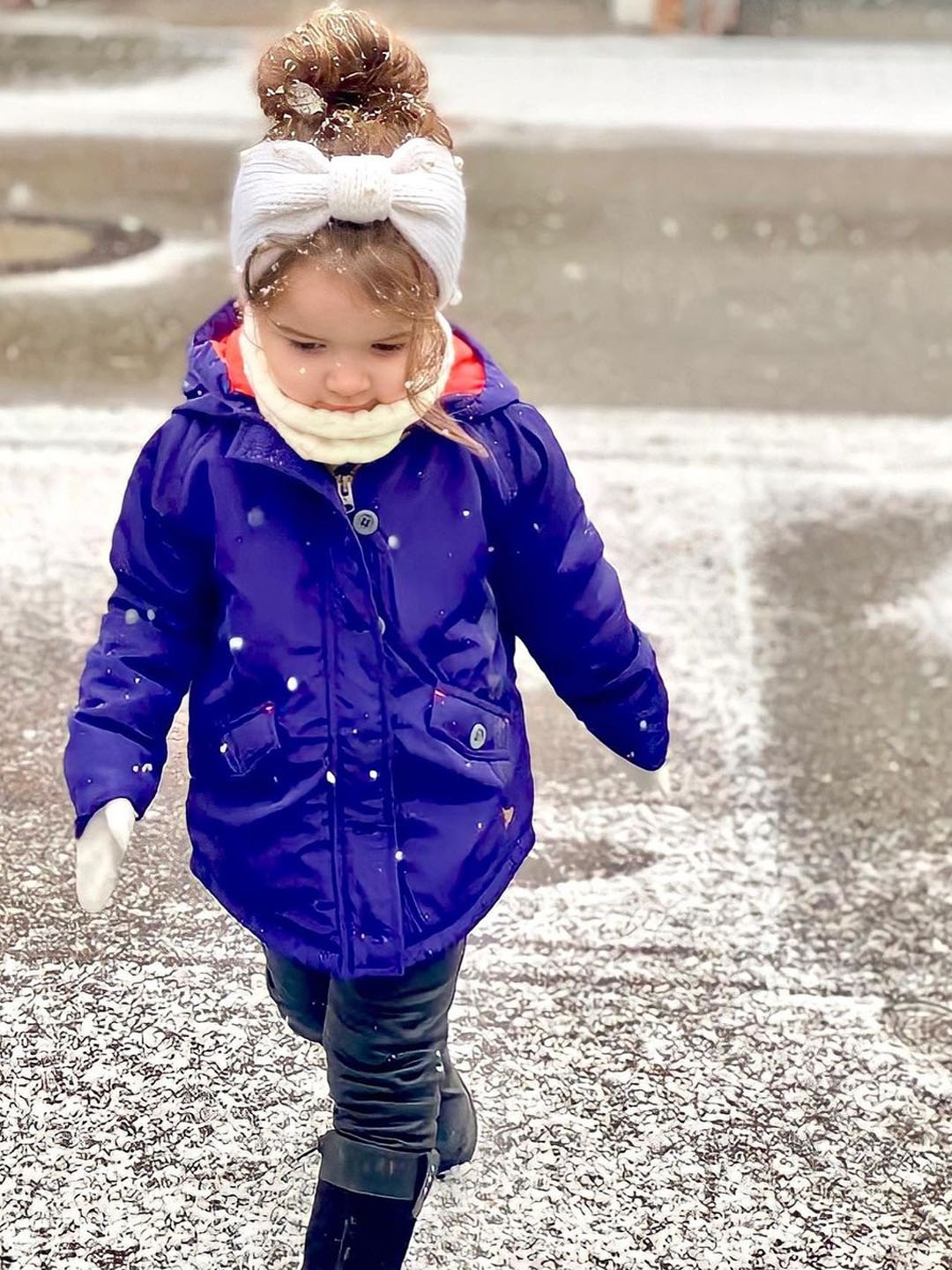 

Cherry Crumble Unisex Kids Purple Padded Jacket