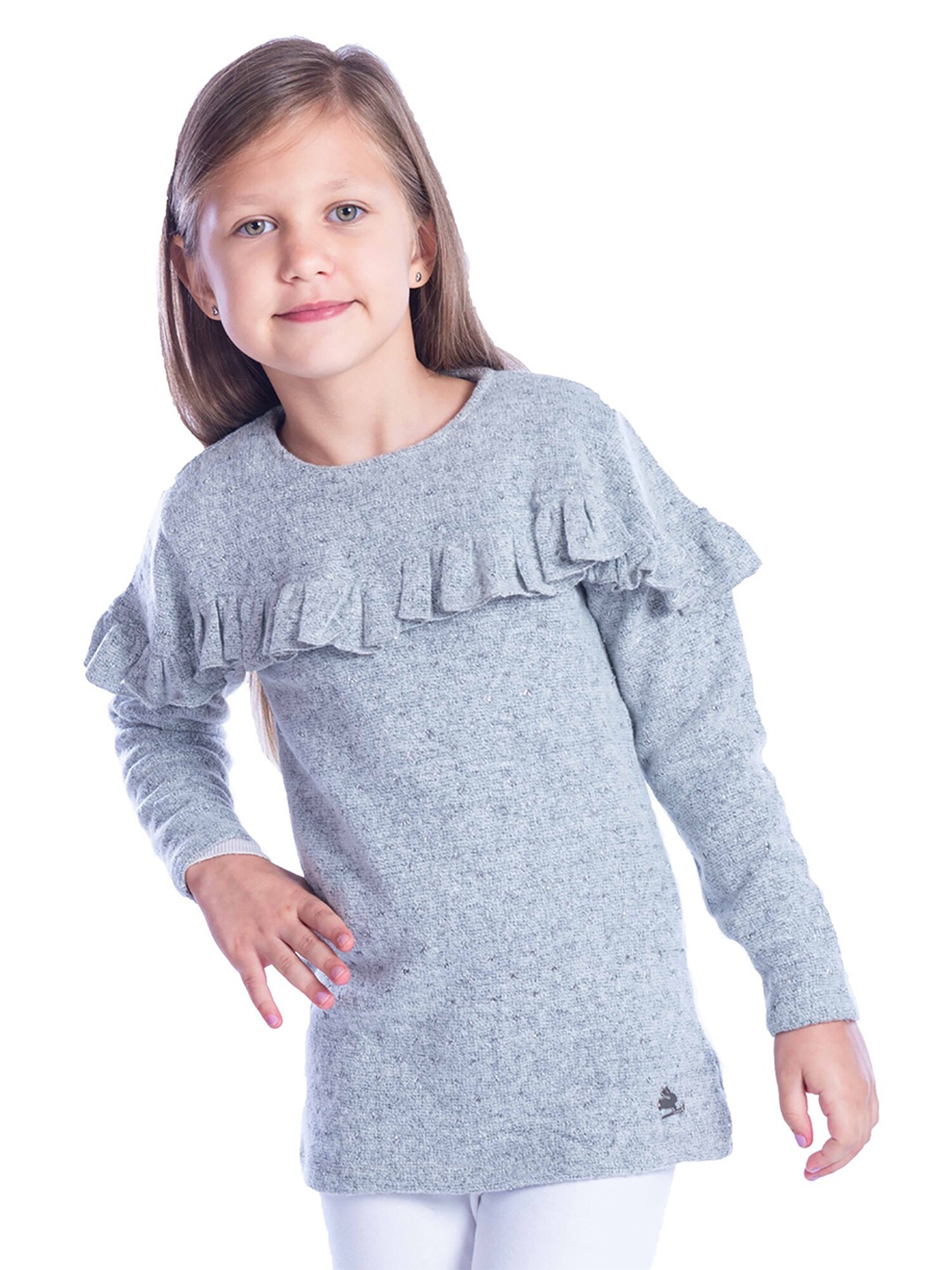 

Cherry Crumble Grey A-Line Cloying Dress