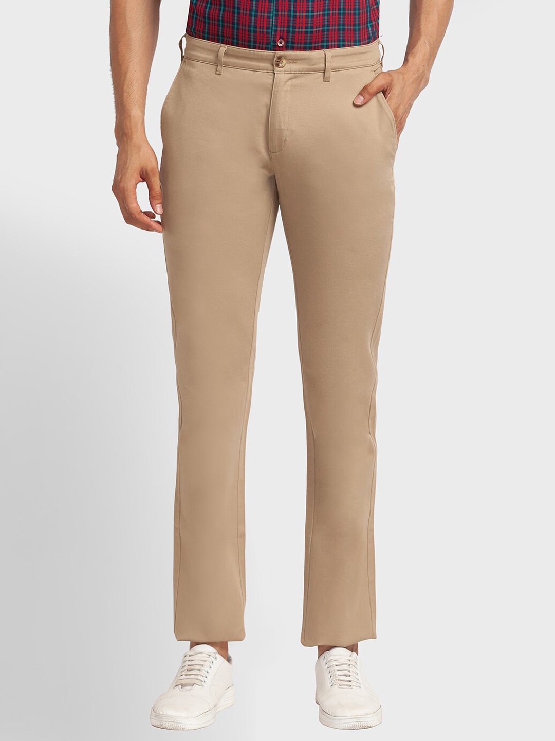 

ColorPlus Men Khaki Trousers