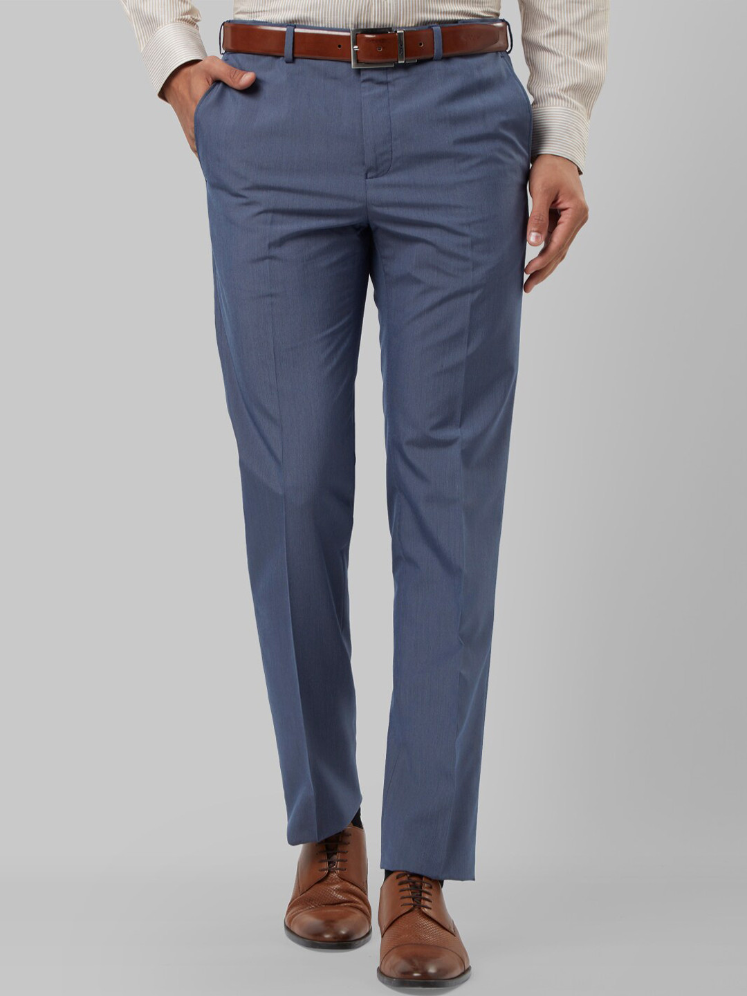 

Raymond Men Blue Formal Trousers