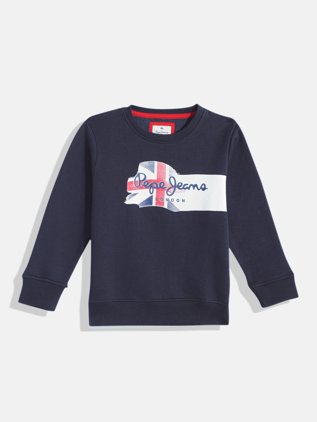 

Pepe Jeans Boys Brand Logo Printed Sweatshirt, Navy blue