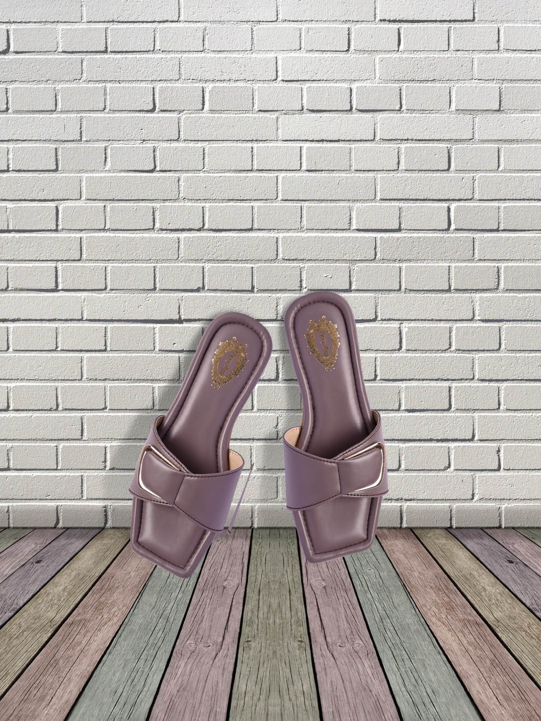

PERY PAO Women Purple Ballerinas Flats