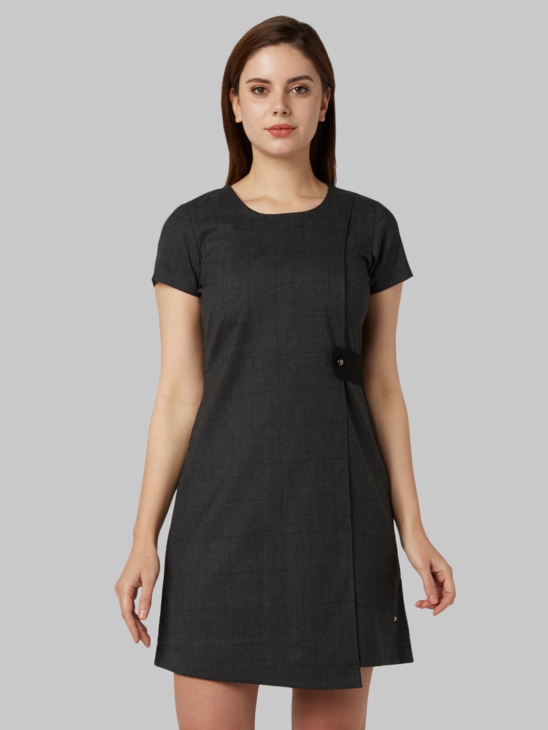 

Park Avenue Grey A-Line Dress