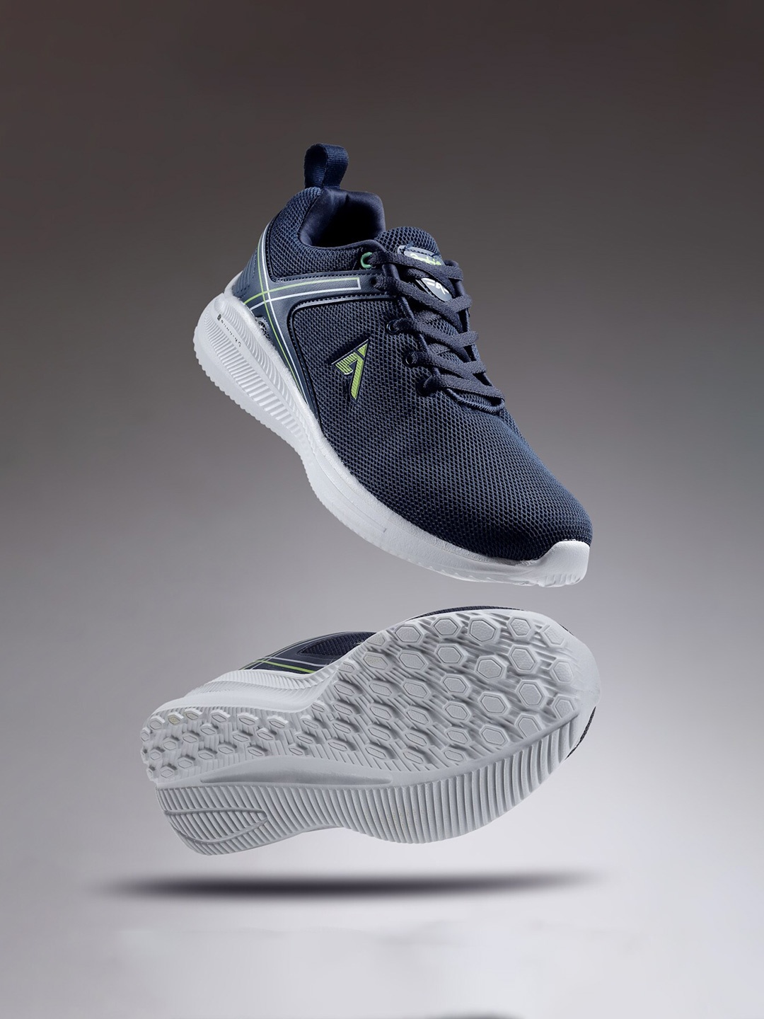

Action Men Navy Blue Mesh Running Non-Marking Shoes