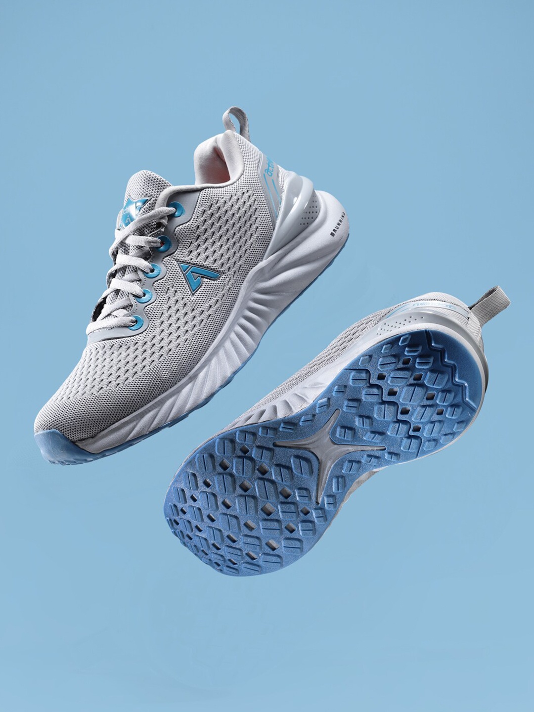 

Action Men Grey Mesh Running Non-Marking Shoes