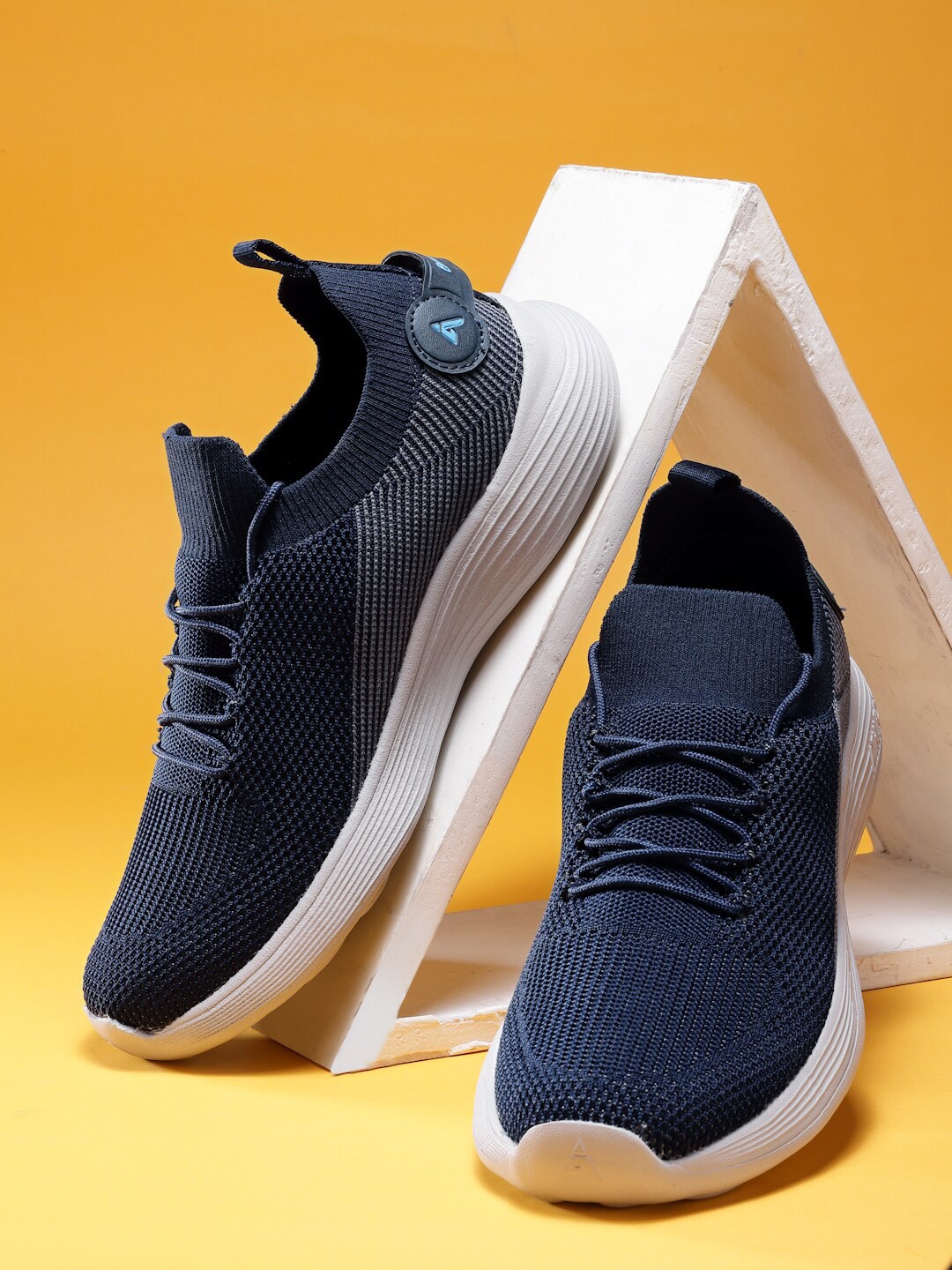 

Action Men Navy Blue Mesh Running Non-Marking Shoes