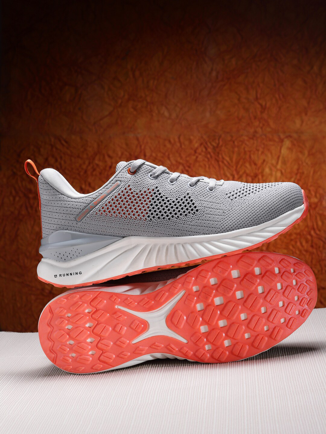 

Action Men Grey Mesh Running Non-Marking Shoes