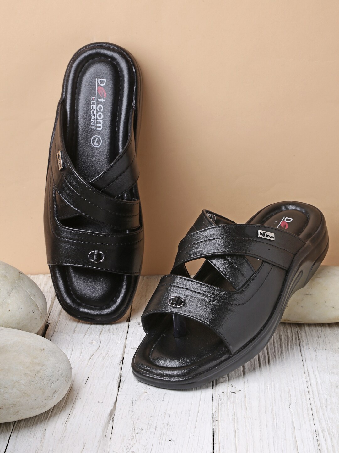

Action Men Black Comfort Sandals