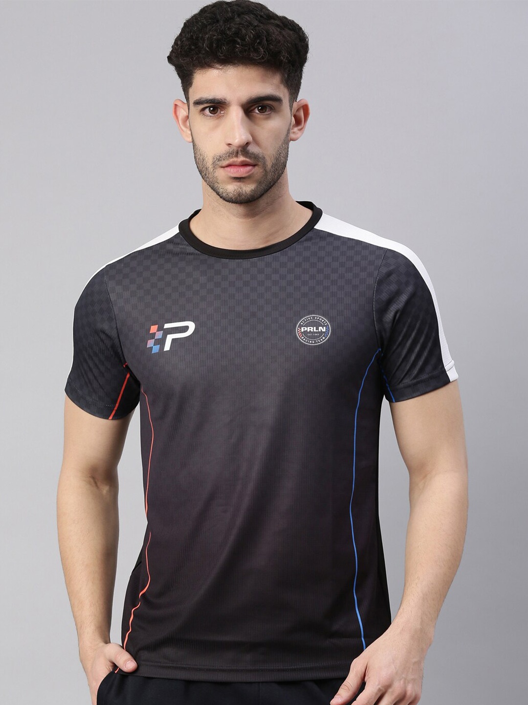 

Proline Active Men Black & Grey T-shirt