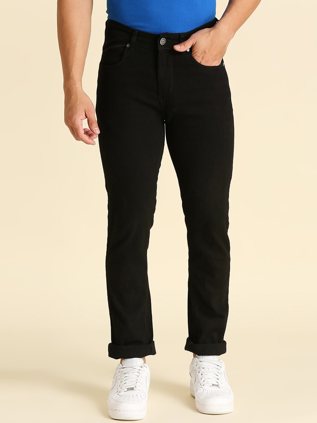 

High Star Men Black Solid Slim Fit Jeans