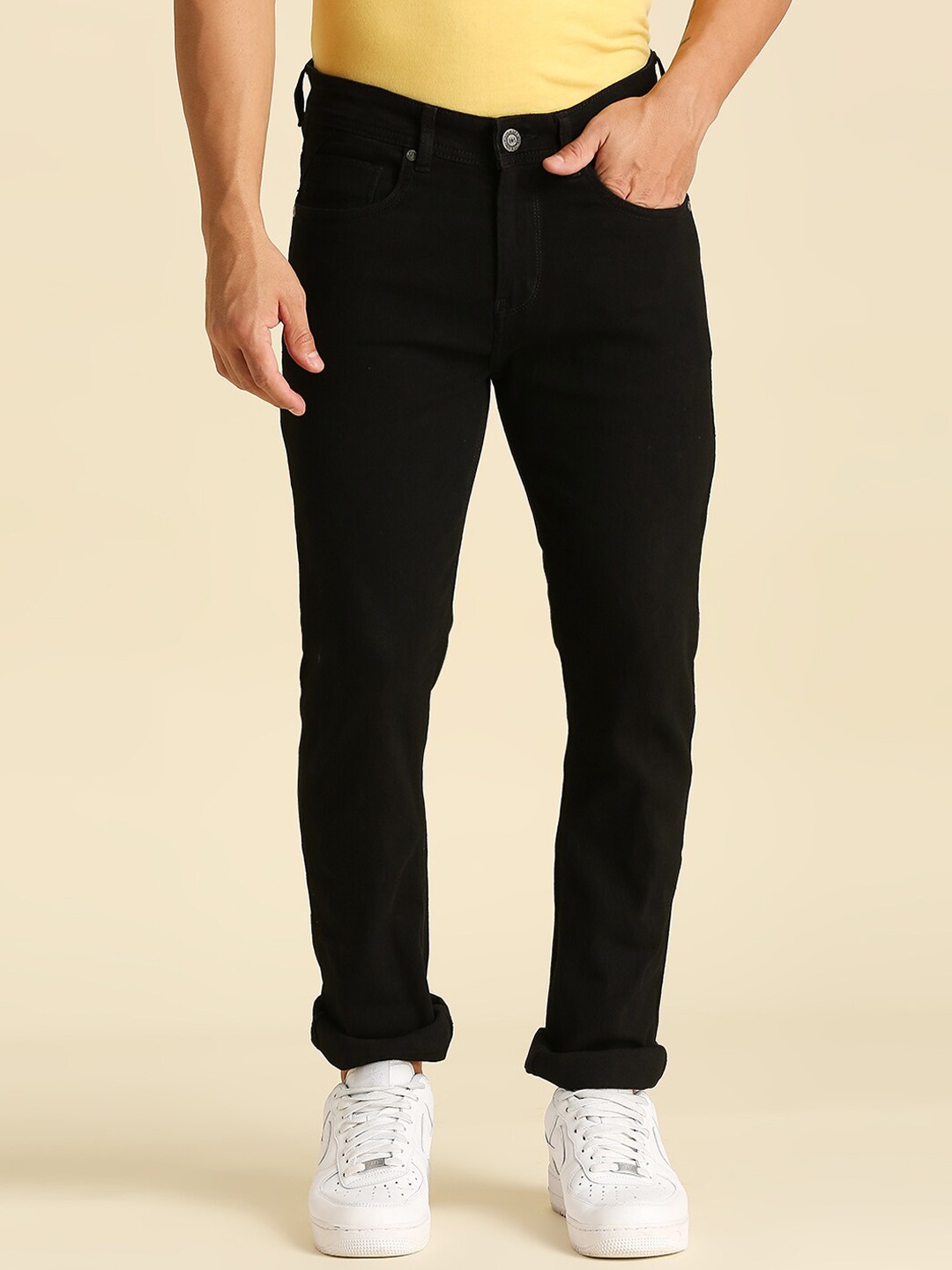 

High Star Men Black Slim Fit Jeans