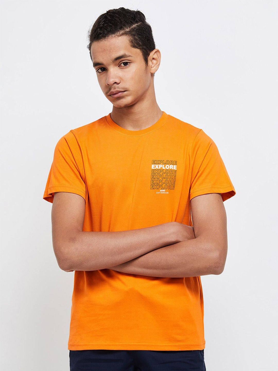 

max Boys Orange T-shirt