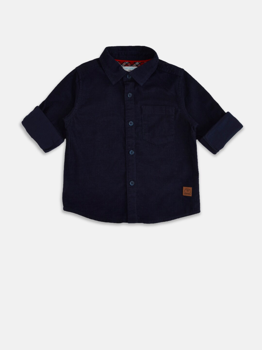 

Pantaloons Baby Boys Navy Blue Casual Shirt