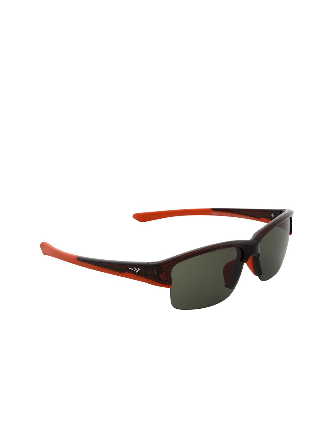 

CHARLES LONDON Men Grey Lens & Brown Sports Sunglasses with UV Protected Lens