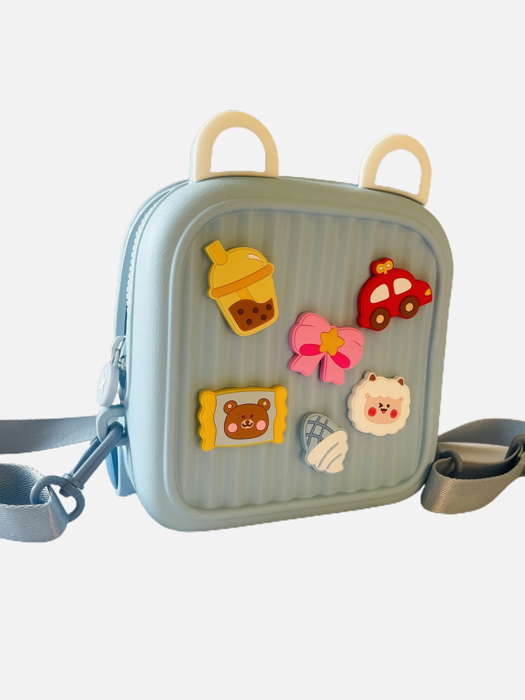 

Little Surprise Box LLP Unisex Kids Blue & White Backpack