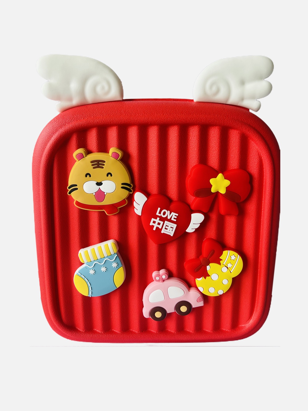 

Little Surprise Box LLP Unisex Kids Red Backpacks