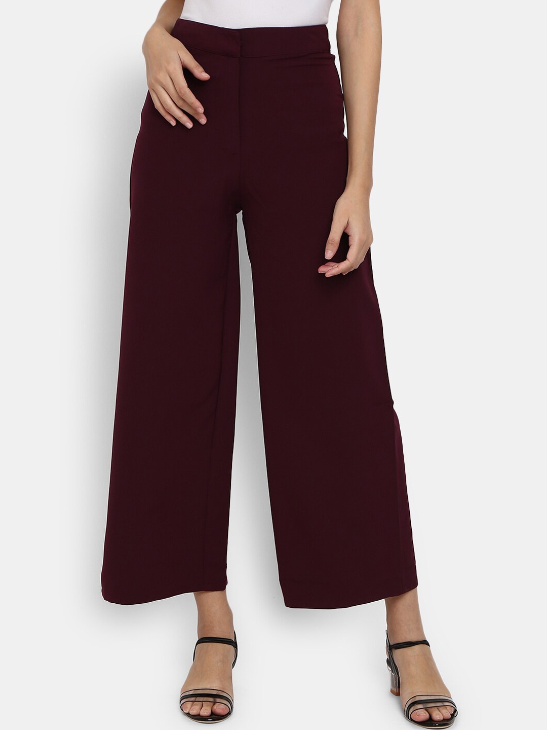 

V-Mart Women Red Classic Trousers