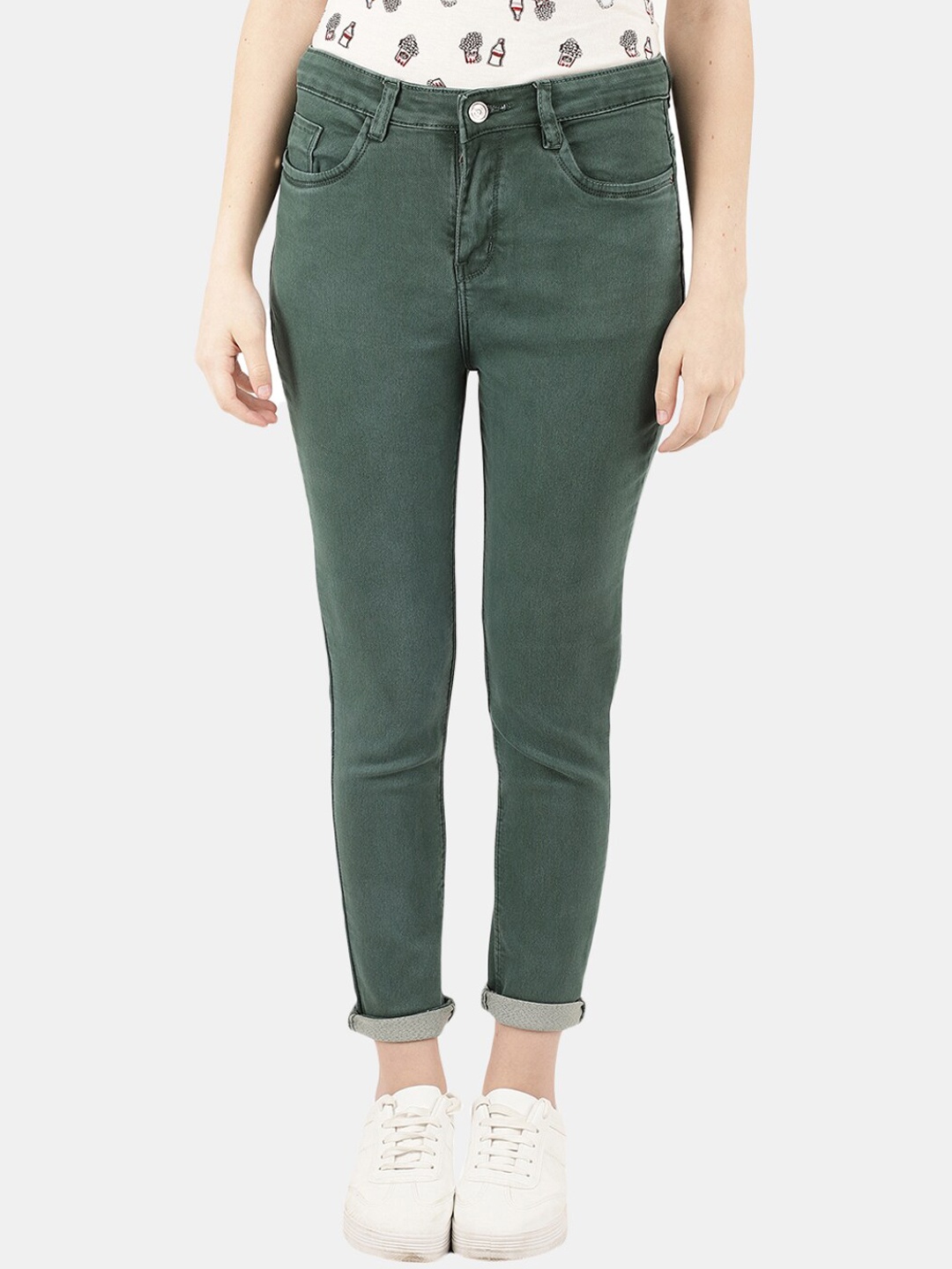 

V-Mart Women Green Classic Trousers