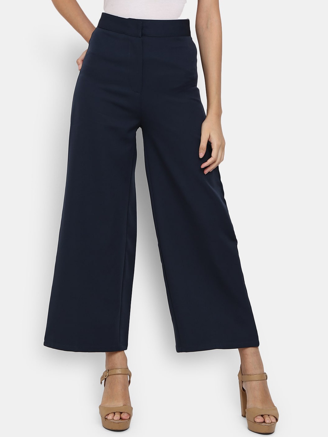 

V-Mart Women Teal Classic Trousers