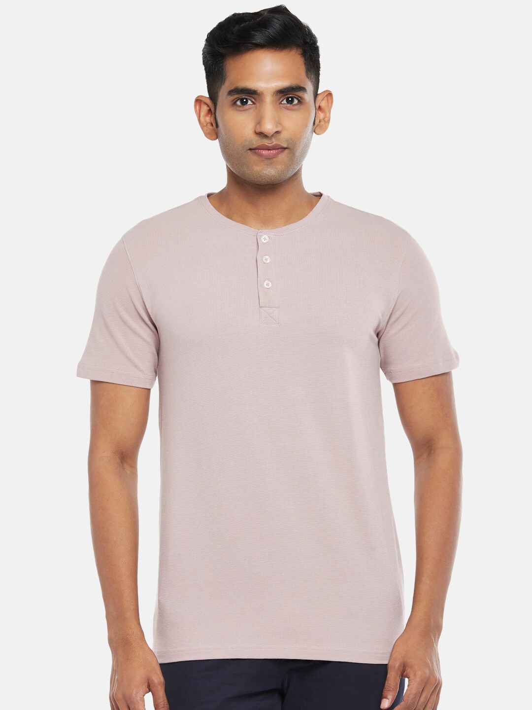 

BYFORD by Pantaloons Men Coral T-shirt