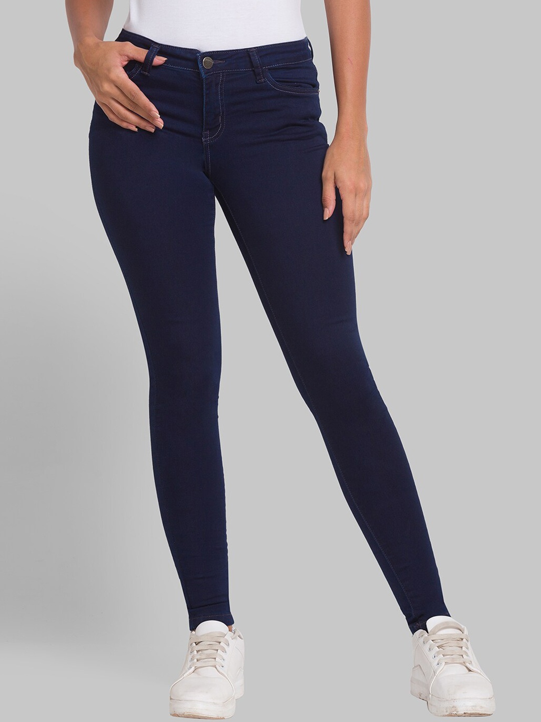 

Parx Women Blue Skinny Fit Jeans