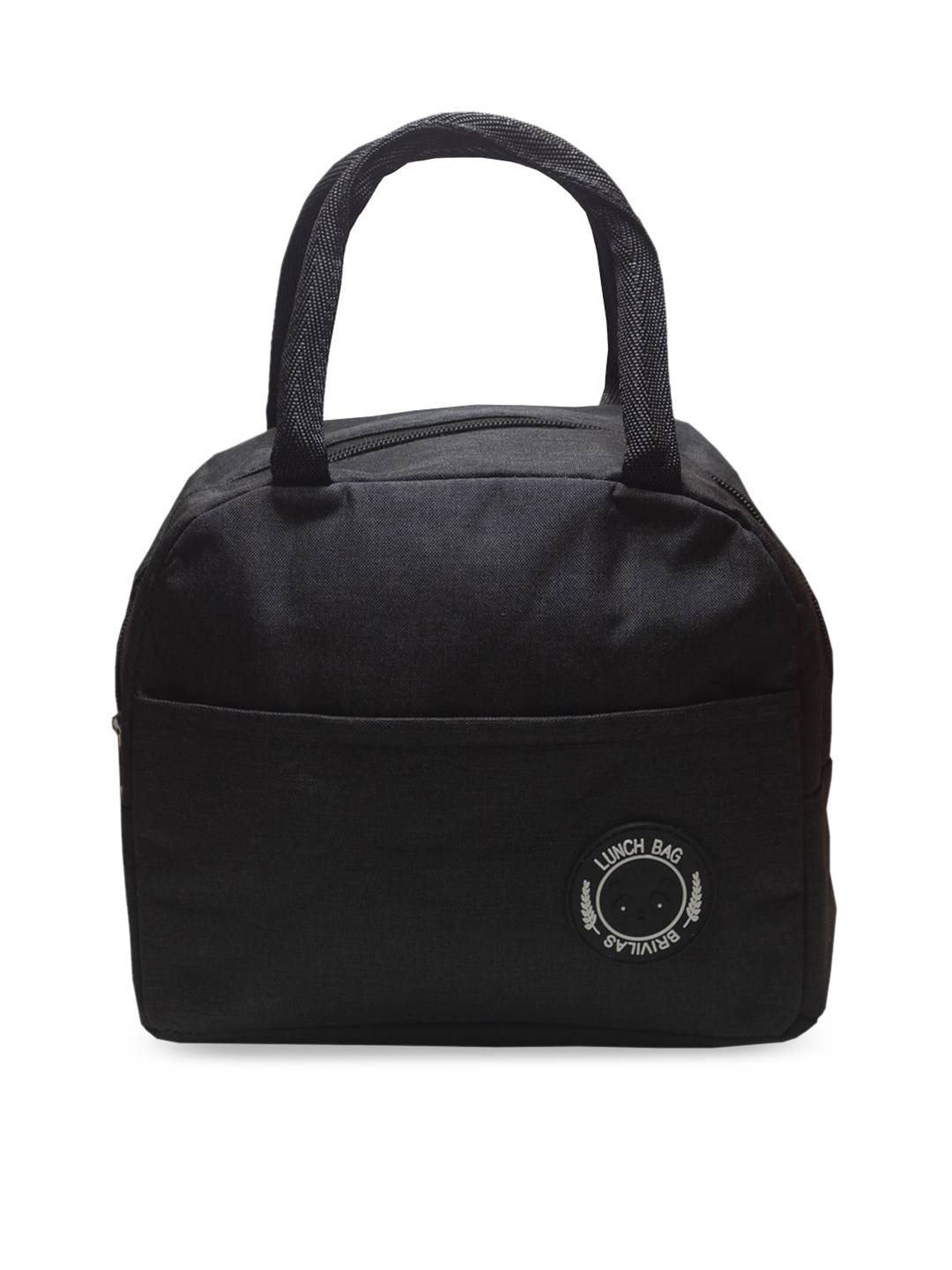 

Queue Black Solid Lunch Bags
