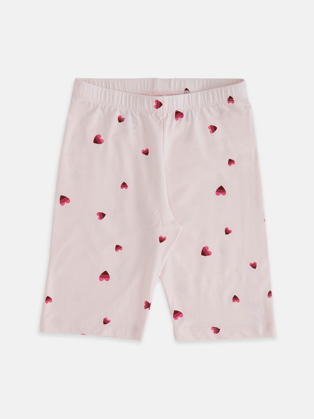 

Pantaloons Junior Girls Pink Printed Shorts