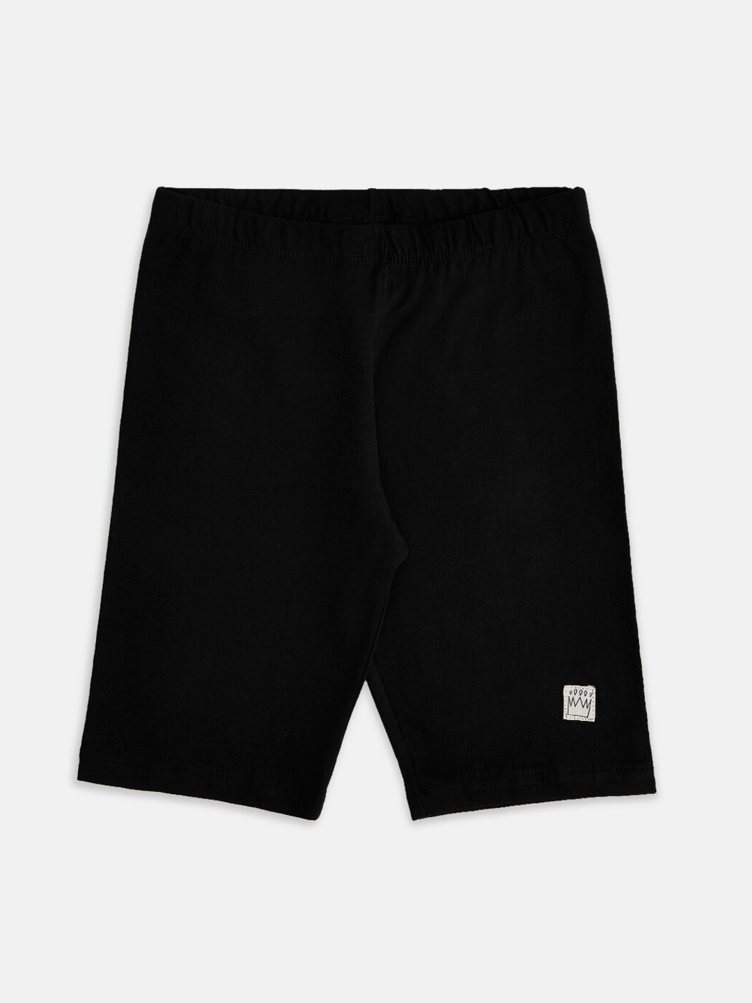 

Pantaloons Junior Girls Black Solid Shorts