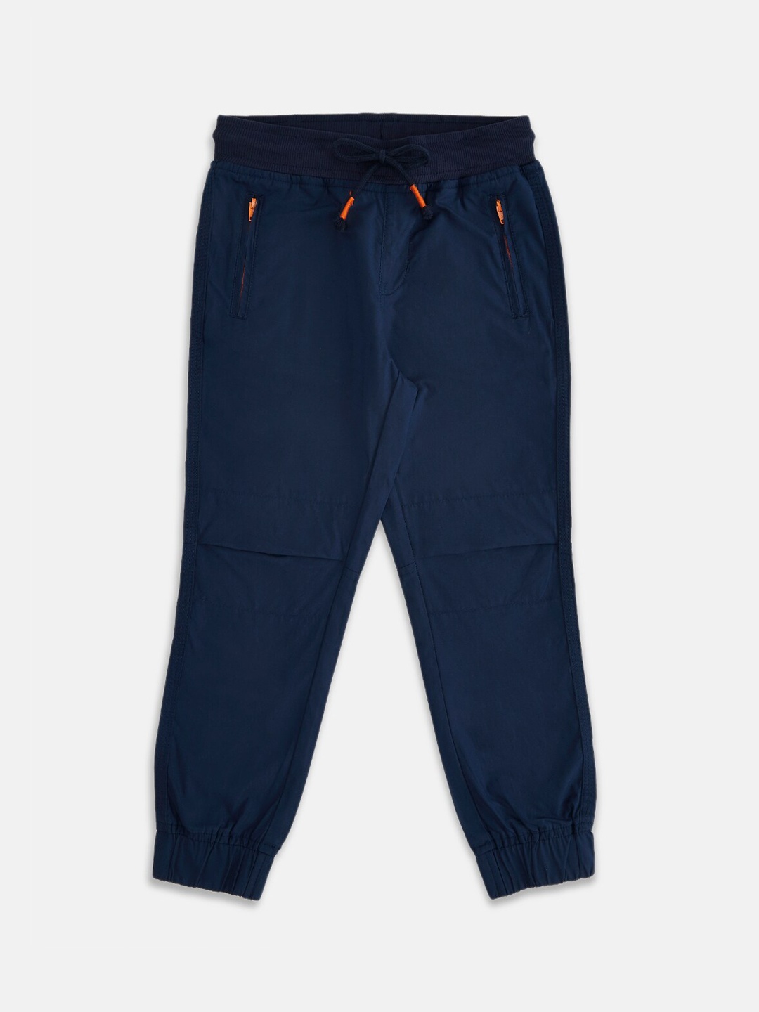 

Pantaloons Junior Boys Navy Blue Solid Cotton Track Pants