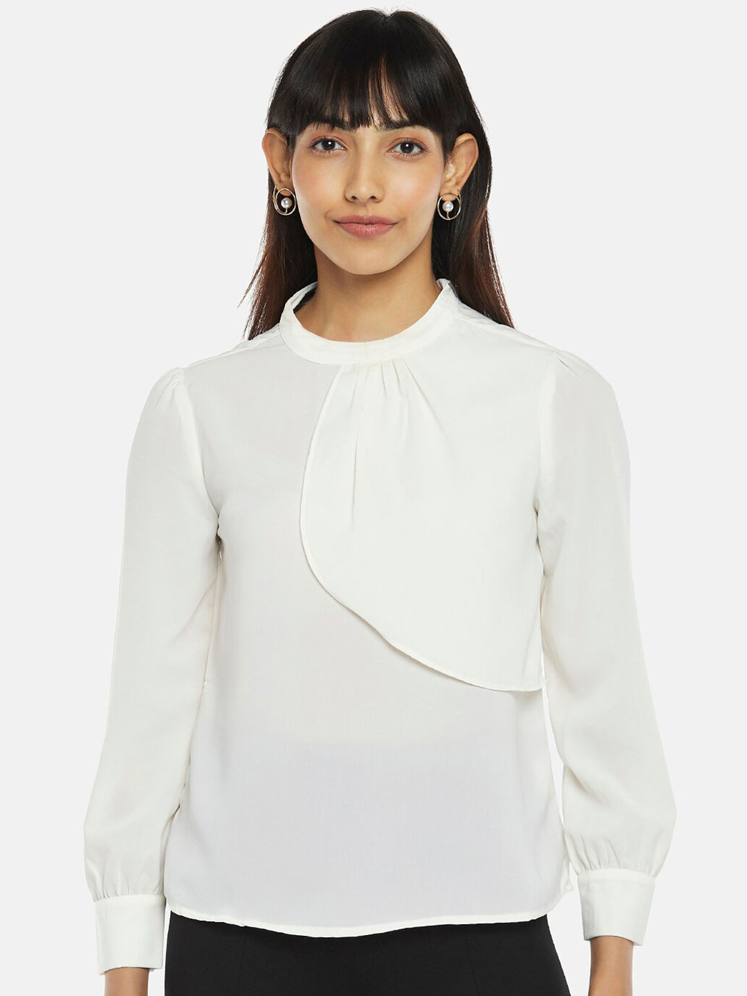 

Annabelle by Pantaloons Off White Layered Top