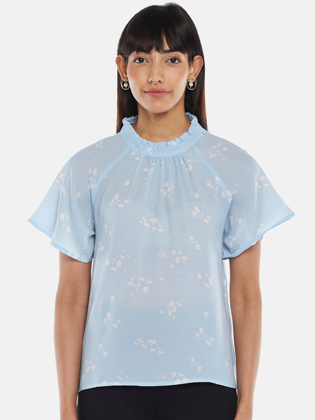 

Annabelle by Pantaloons Blue Print Top