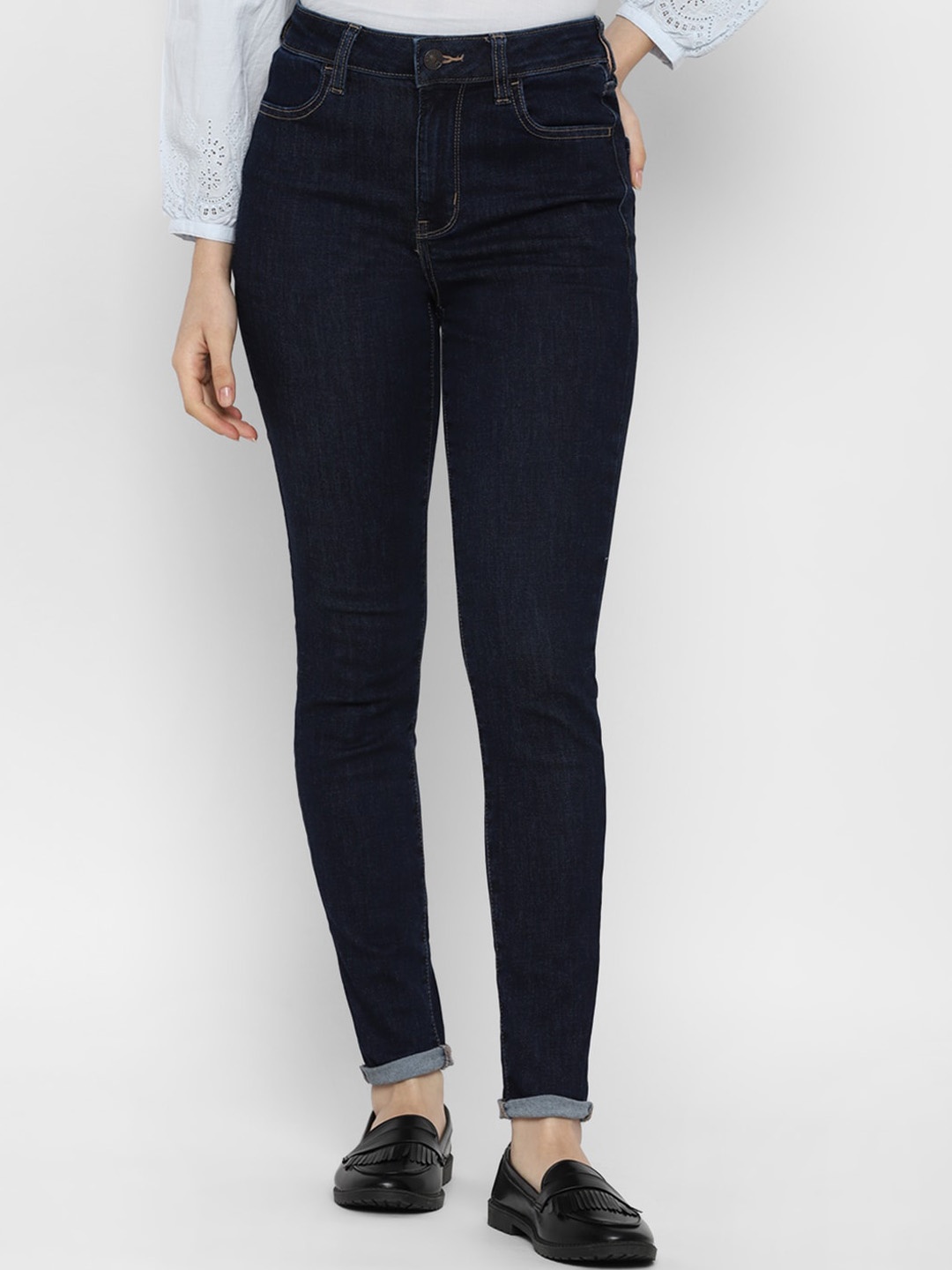 

AMERICAN EAGLE OUTFITTERS Women Blue Slim Fit Jeans